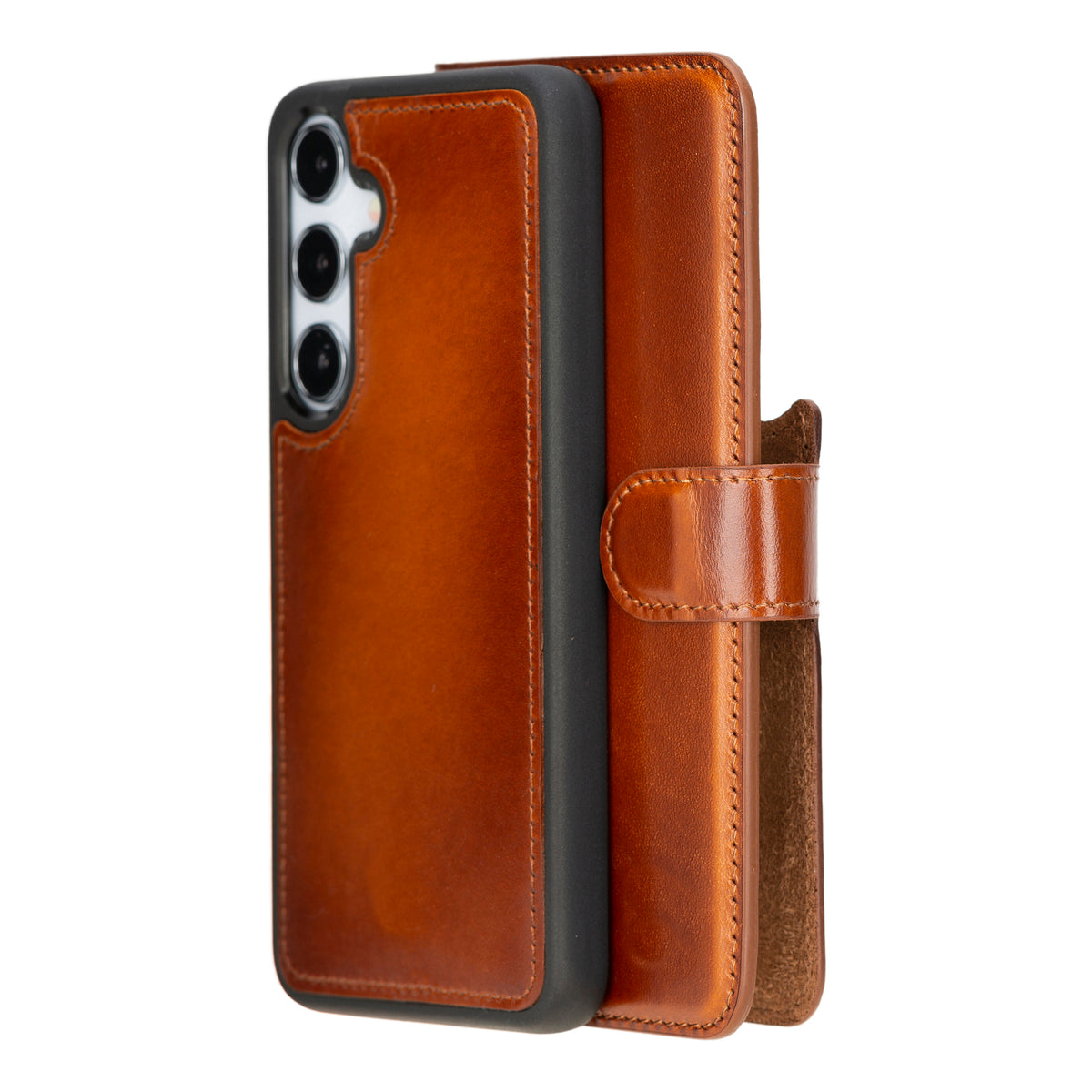 Magic Samsung Galaxy S25 Detachable Leather Wallet Case