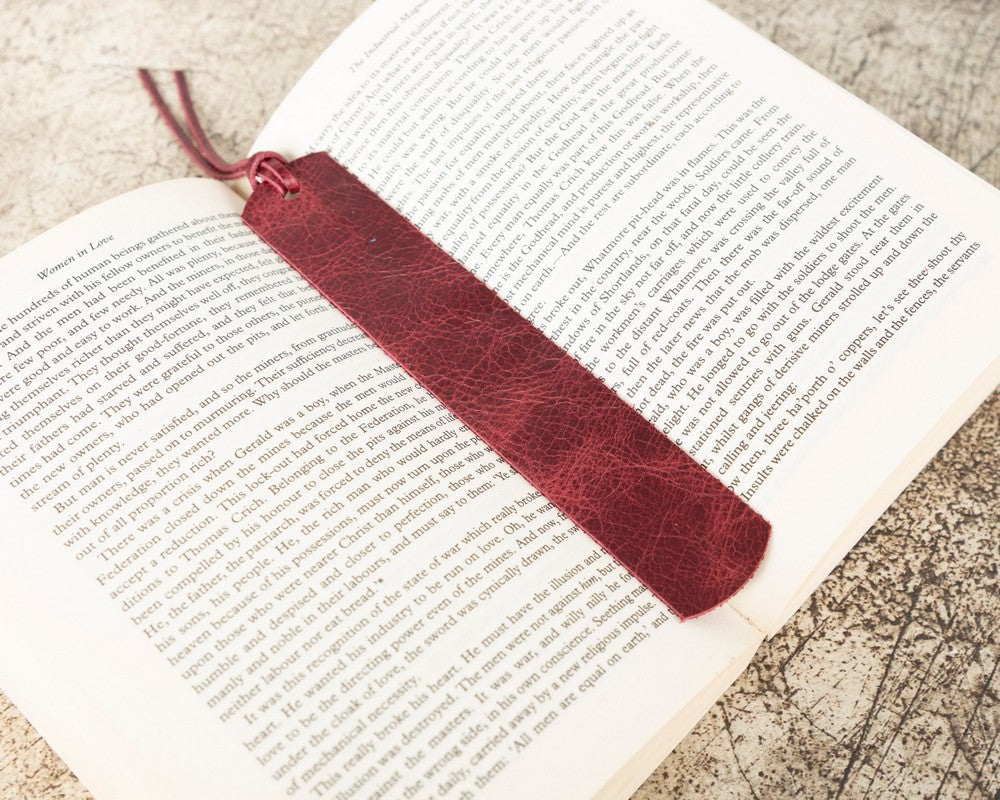 Leather Bookmark