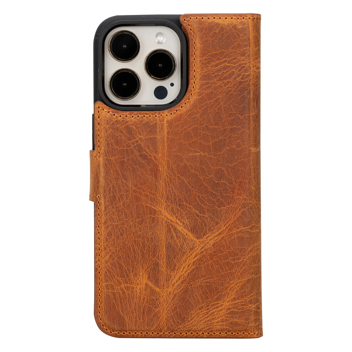 Magic iPhone 16 Series Detachable Genuine Leather Case