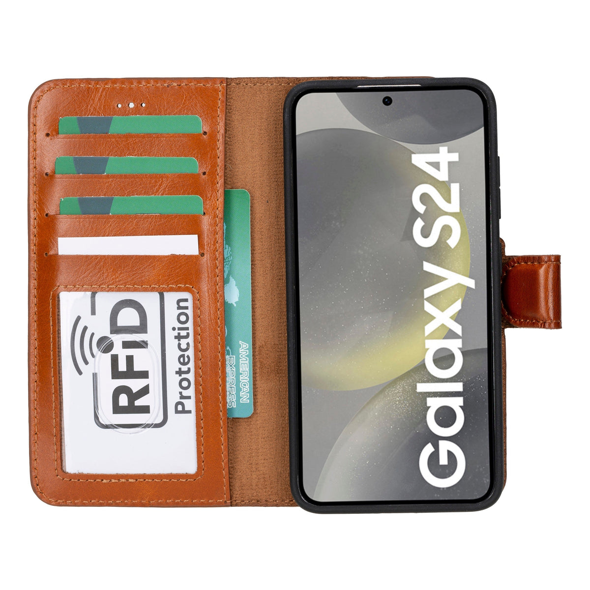 Samsung Galaxy S24 Leather Wallet Case