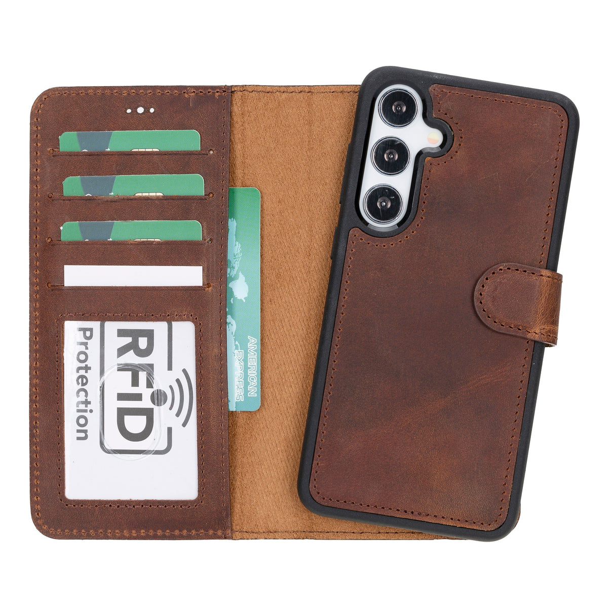 Samsung Galaxy S24 Leather Wallet Case