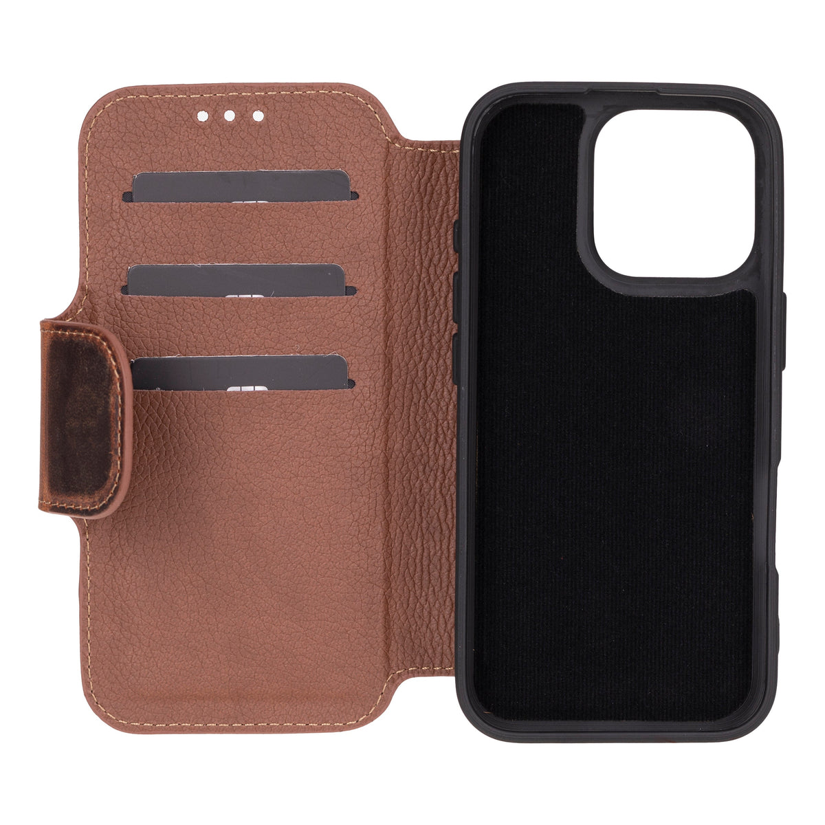 Paris iPhone 16 Series Leather Folio Case