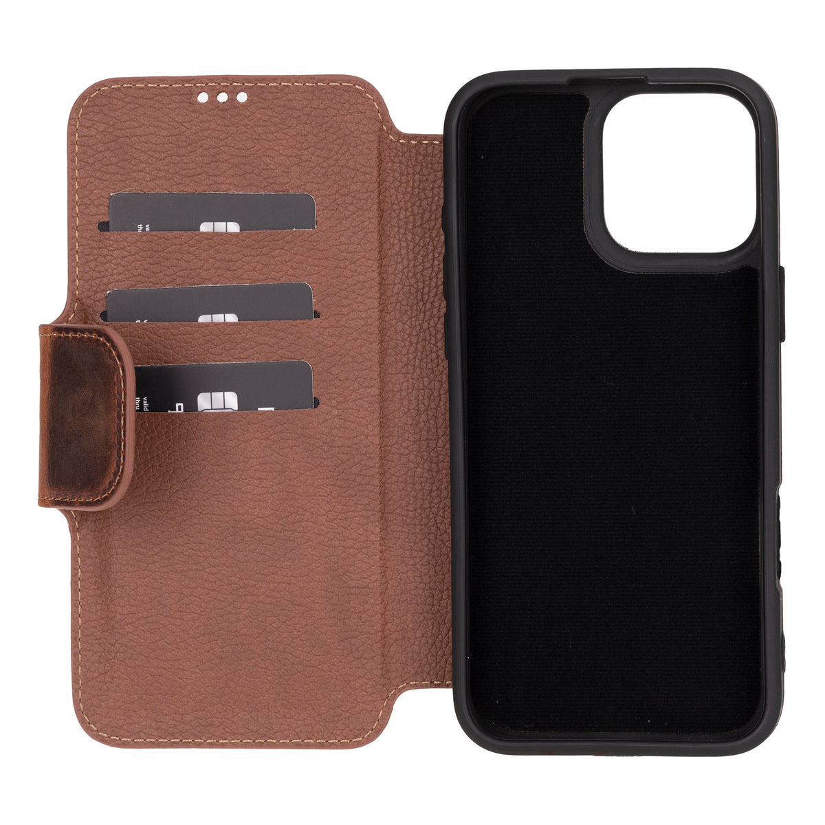 Paris iPhone 16 Series Leather Folio Case