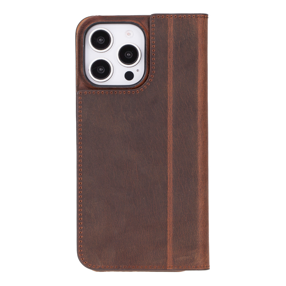 Luxon iPhone 16 Series Leather Folio Case