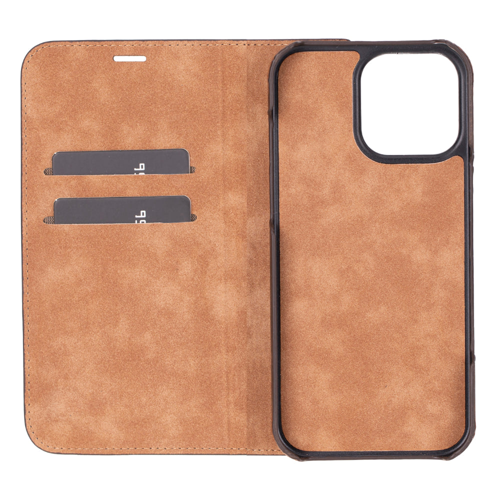 Luxon iPhone 16 Series Leather Folio Case