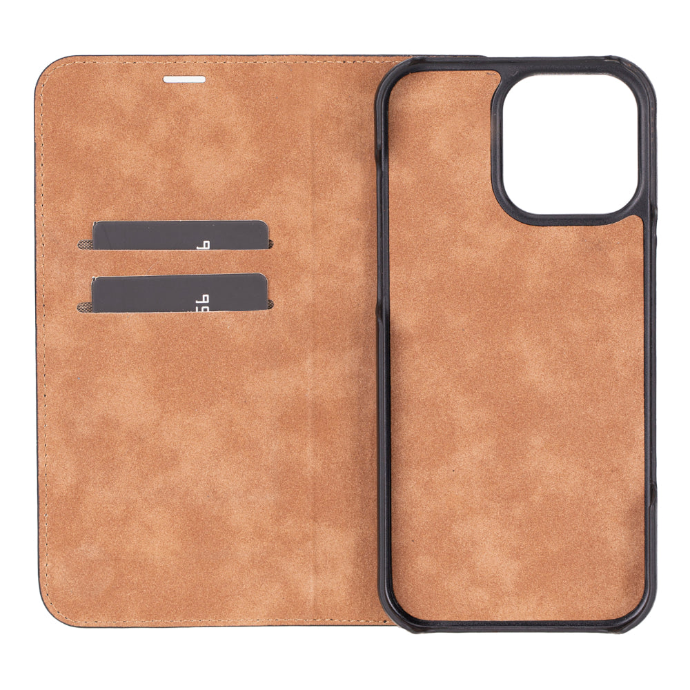 Luxon iPhone 16 Series Leather Folio Case