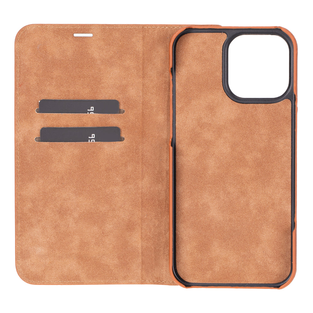 Luxon iPhone 16 Series Leather Folio Case