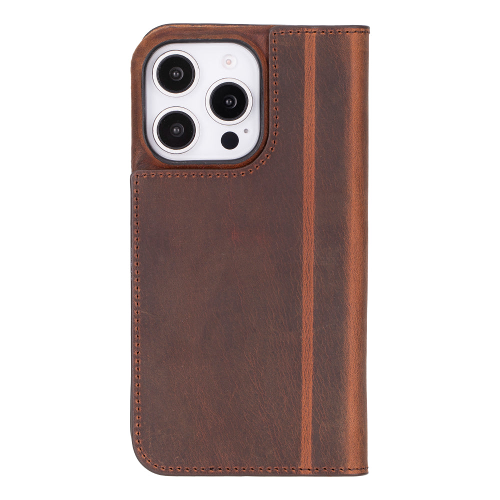 Luxon iPhone 16 Series Leather Folio Case