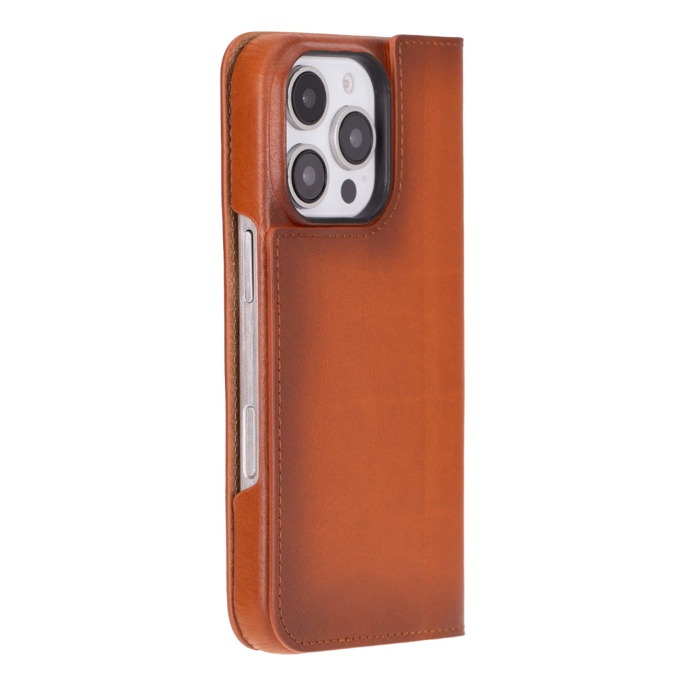 Luxon iPhone 16 Series Leather Folio Case