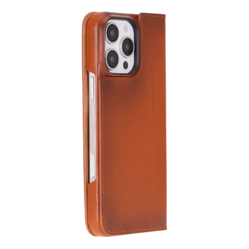 Luxon iPhone 16 Series Leather Folio Case