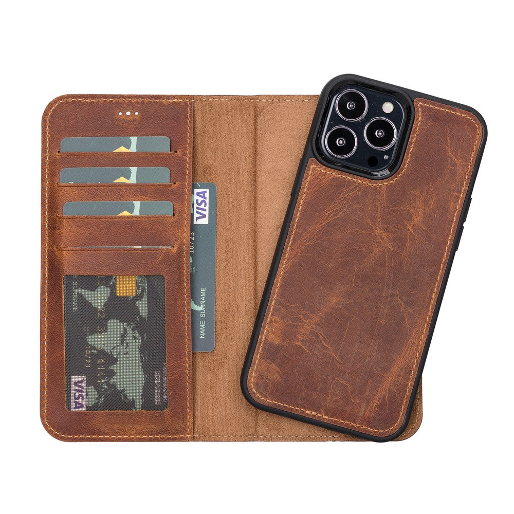 Apple iPhone 13 Series Leather Wallet Case Liluri