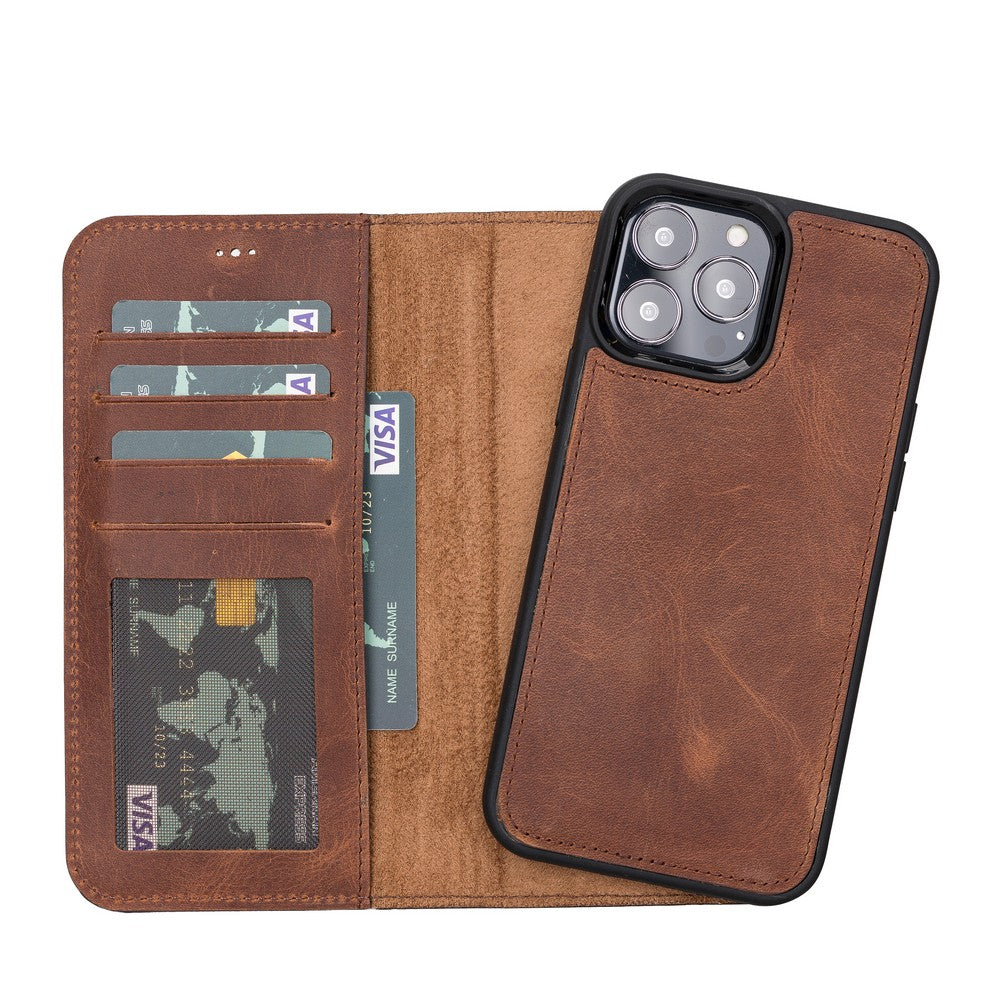 Apple iPhone 13 Series Leather Wallet Case Liluri