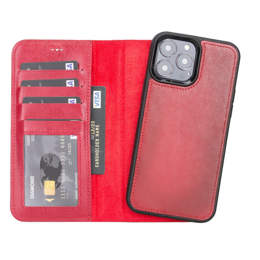 Apple iPhone 13 Series Leather Wallet Case X