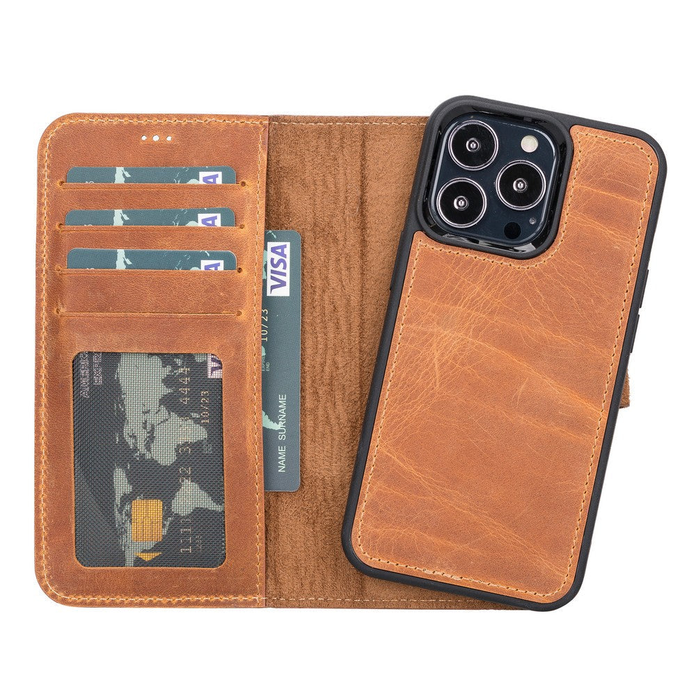 Apple iPhone 13 Series Leather Wallet Case X