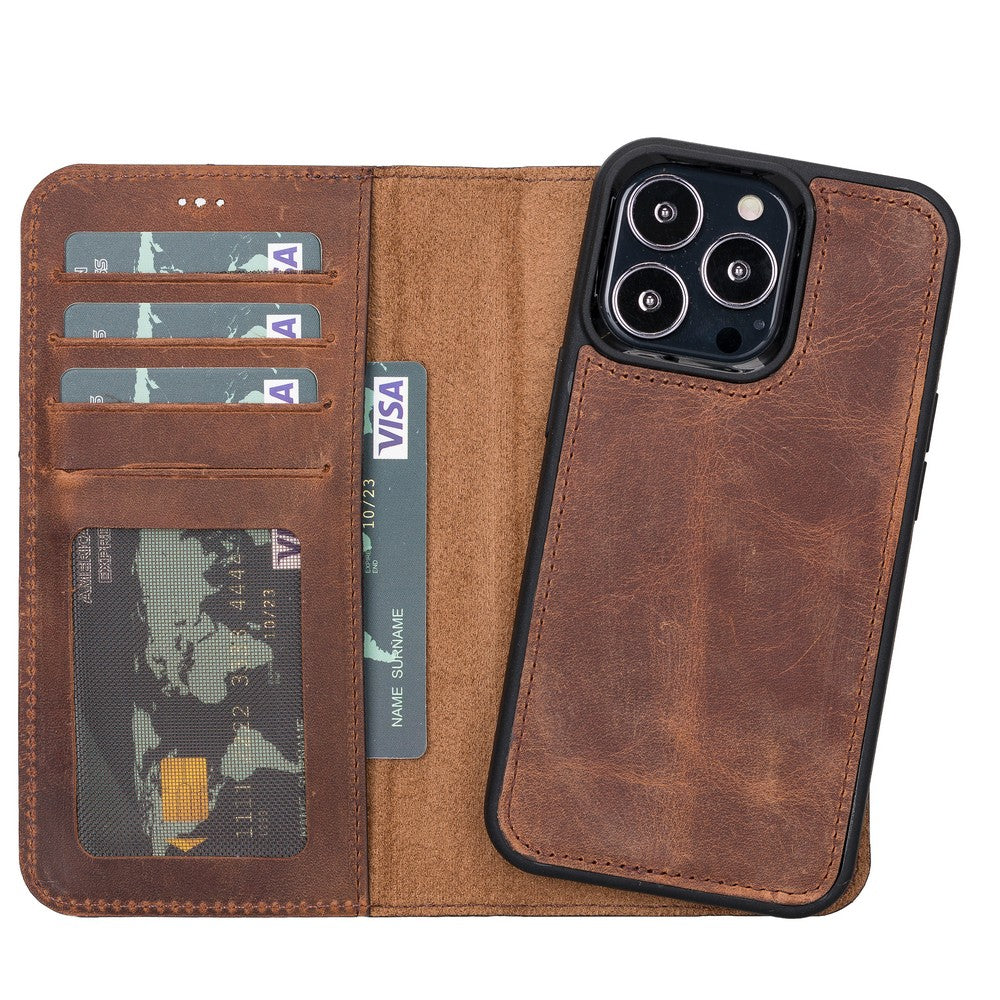 Apple iPhone 13 Series Leather Wallet Case Liluri