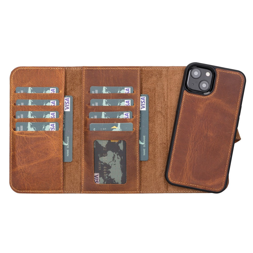 Apple iPhone 13 Series Leather Wallet Case Santa