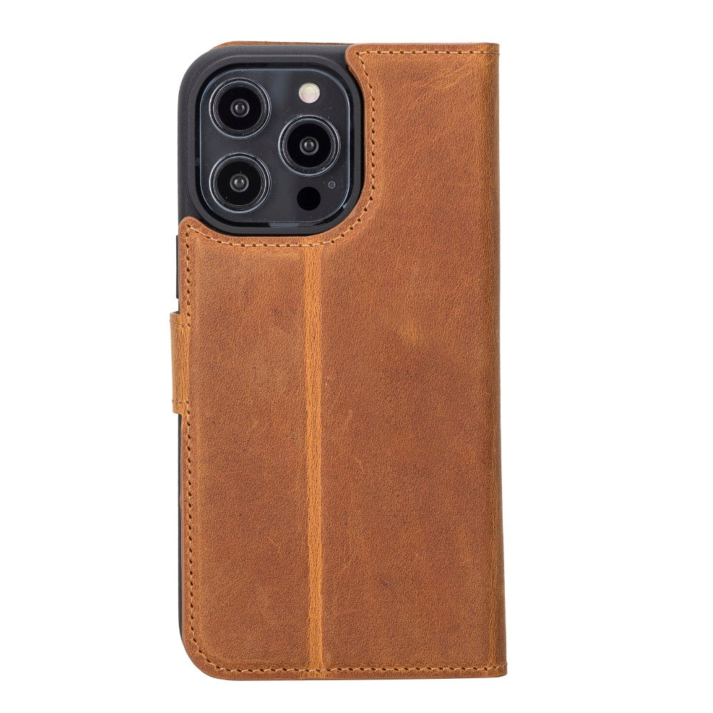 Apple iPhone 14 Series Leather Wallet Case MWWN