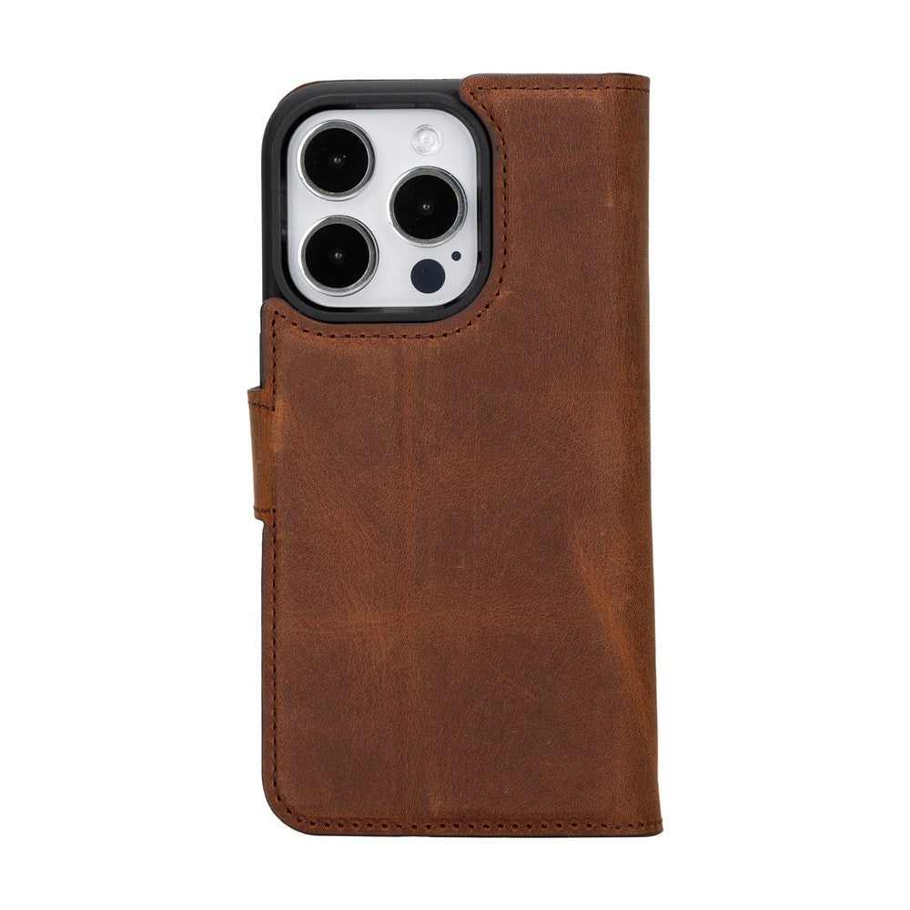 Apple iPhone 15 Series Leather Wallet Case Liluri