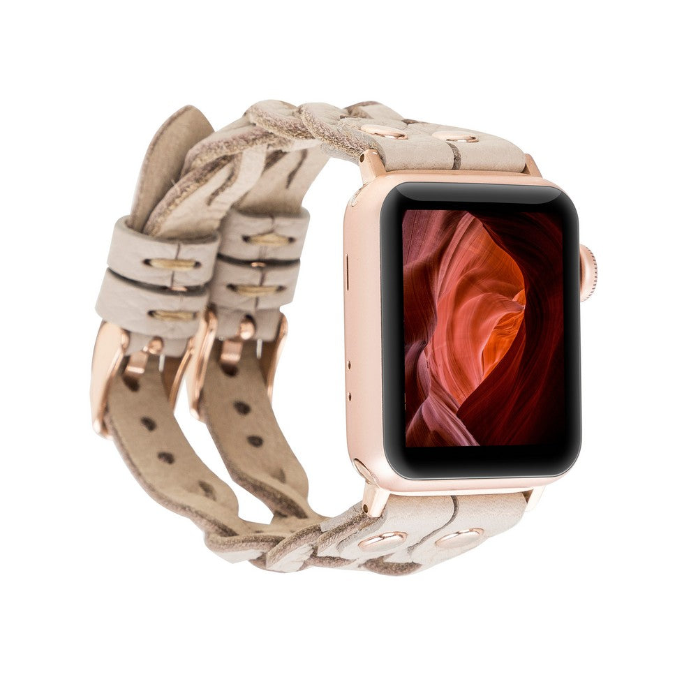 Apple Watch Leather Band Double Knitted York