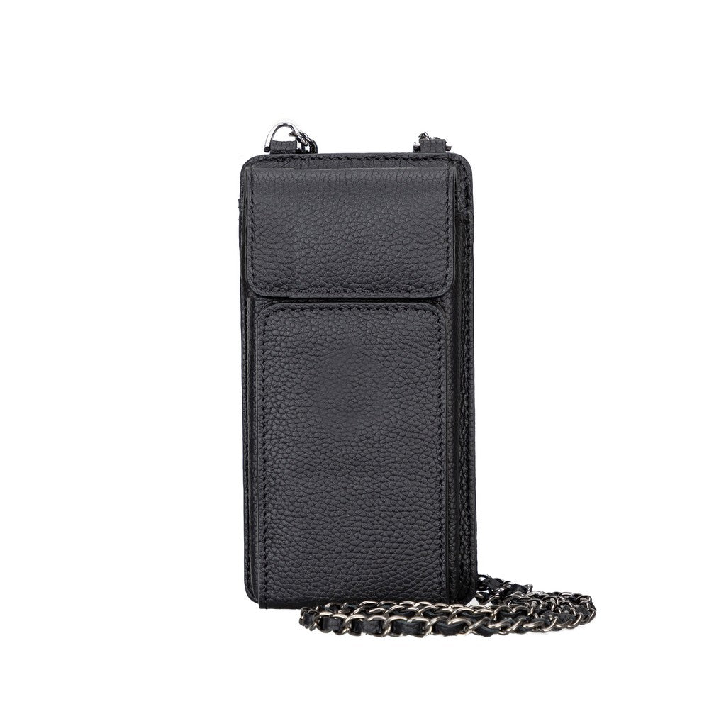 Avjin 6.9 inch Leather Case with Wallet Strap