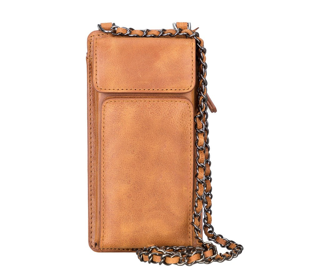 Avjin 6.9 inch Leather Case with Wallet Strap