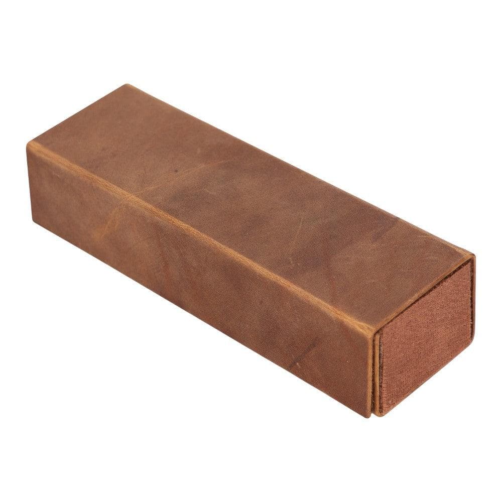 Clever Genuine Leather Glasses Case