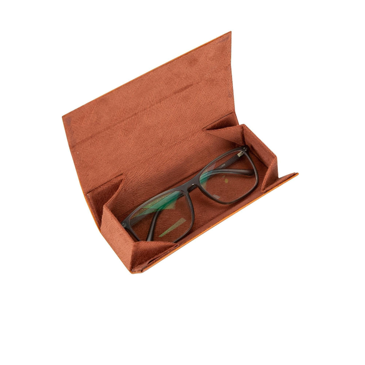 Clever Genuine Leather Glasses Case