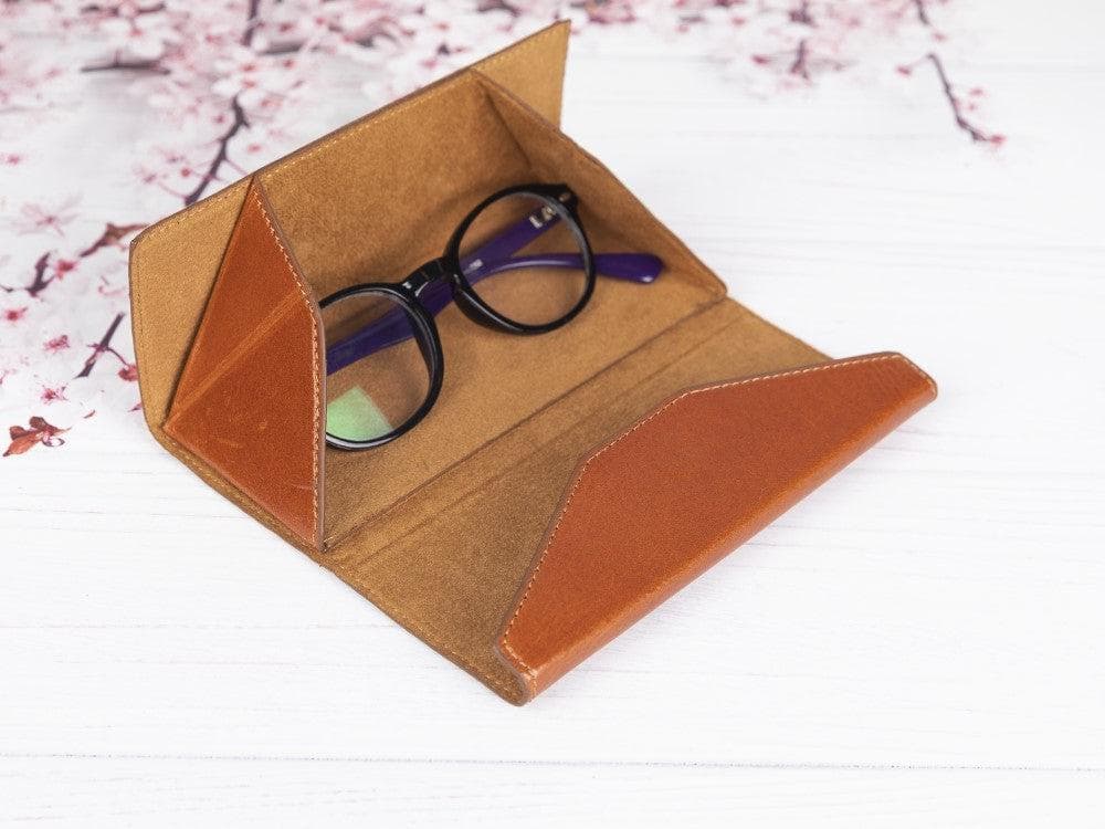 Smart Leather Glasses Case