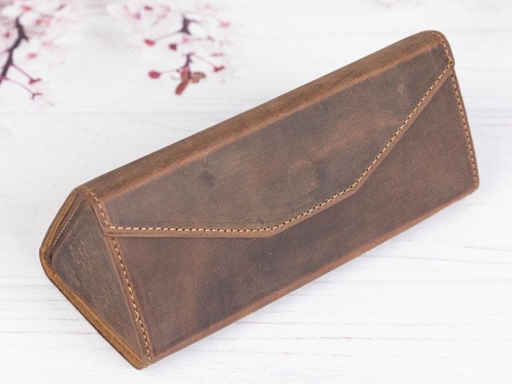 Smart Leather Glasses Case