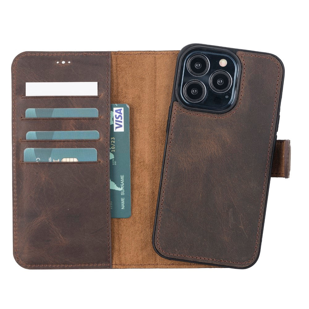 Apple iPhone 13 Series Leather Wallet Case X