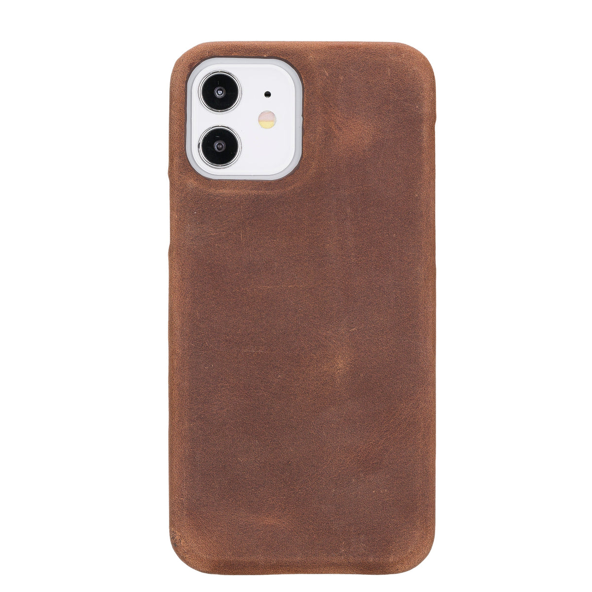 Apple iPhone 12 Series Leather Back Cover Rock