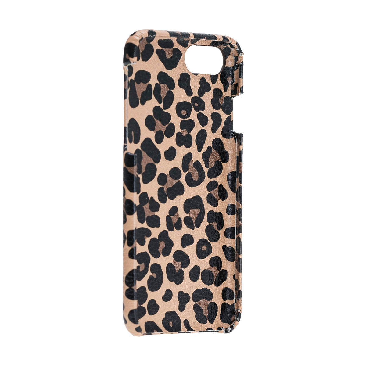 Apple iPhone 7-8 Series Leather Back Cover Leopard