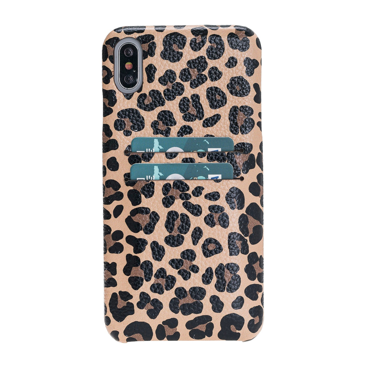 Apple iPhone XS Max Series Leather Back Cover Leopard