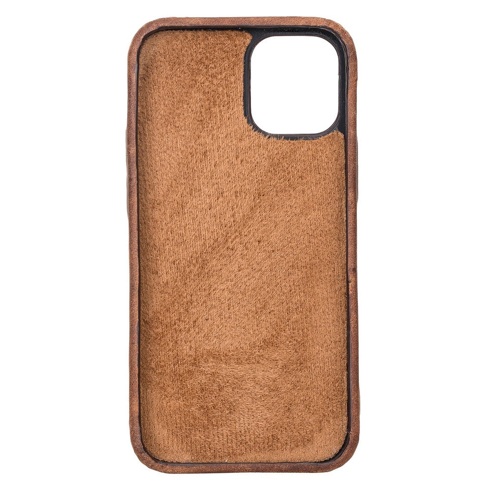 Apple iPhone 12 Series Leather Back Cover Rock