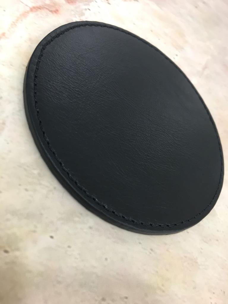 Leather Coaster RBT1 Black