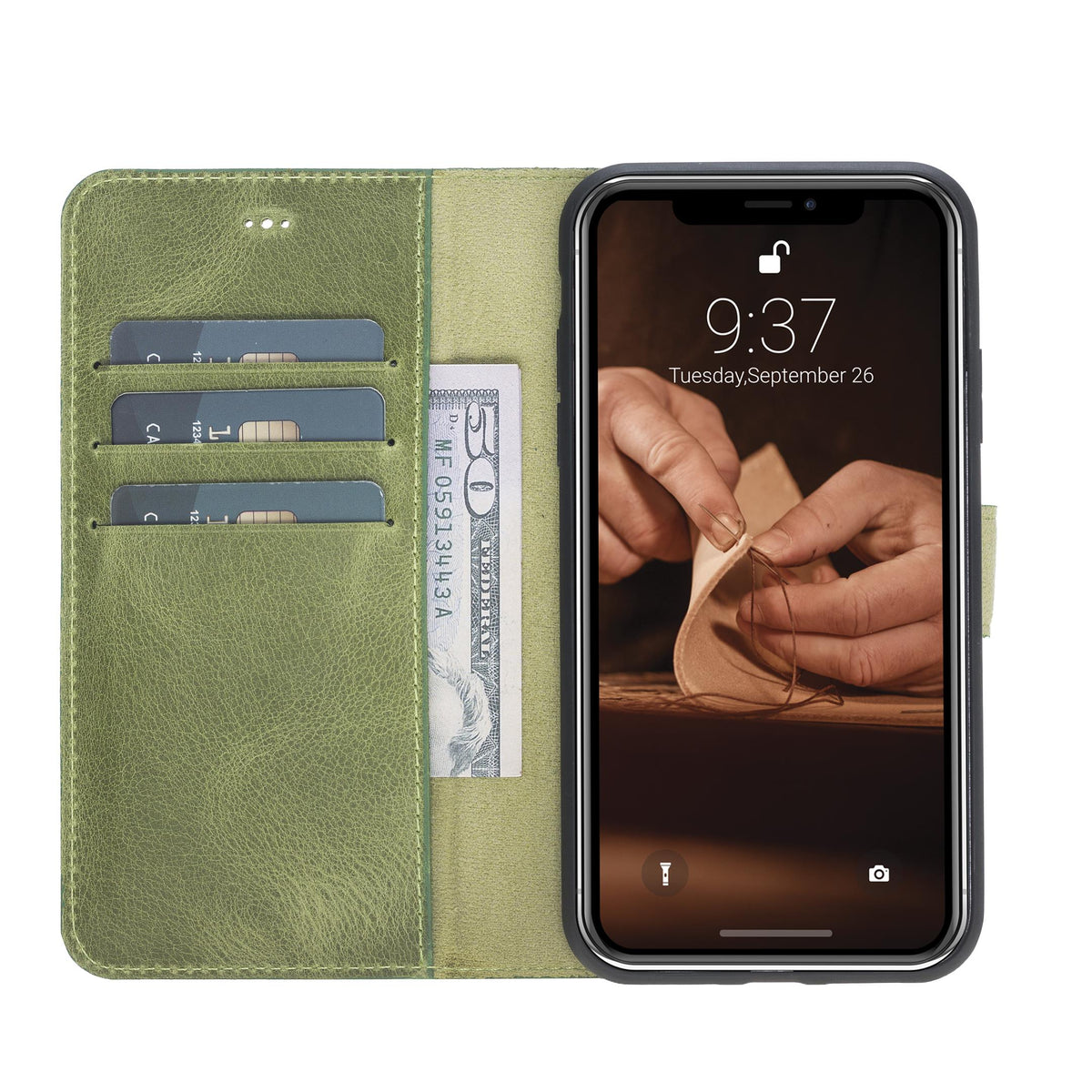 Apple iPhone XR Series Leather Wallet Case