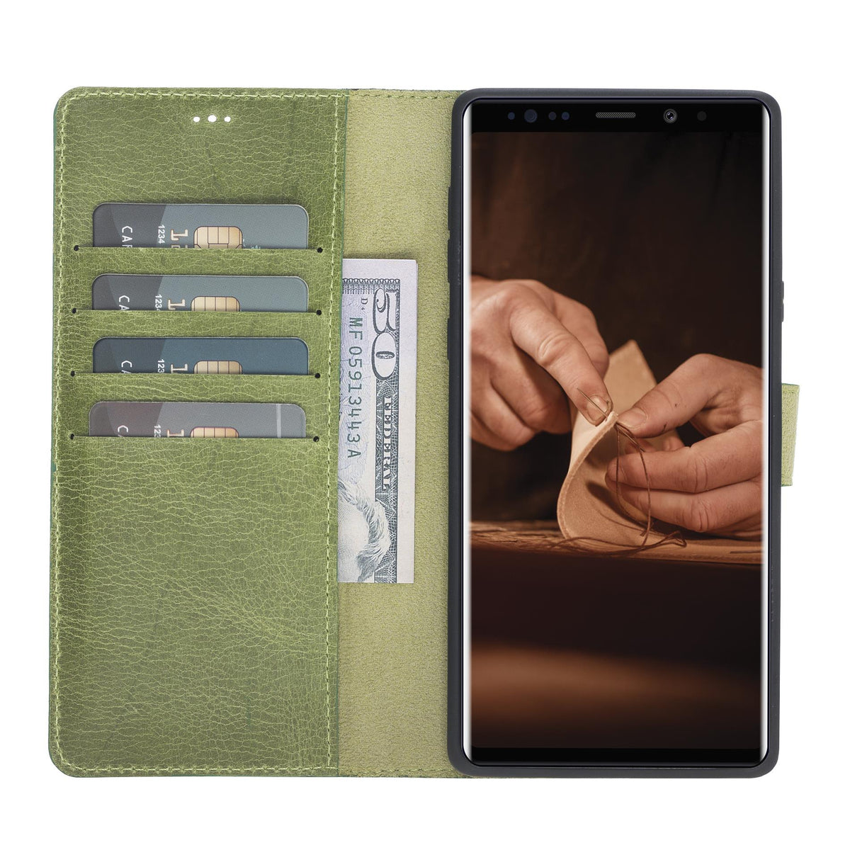 Samsung Galaxy Note 9 Leather Wallet Case