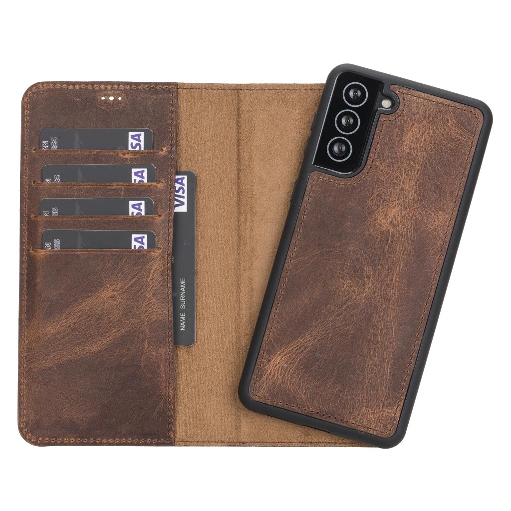 Samsung Galaxy S21 Leather Wallet Case