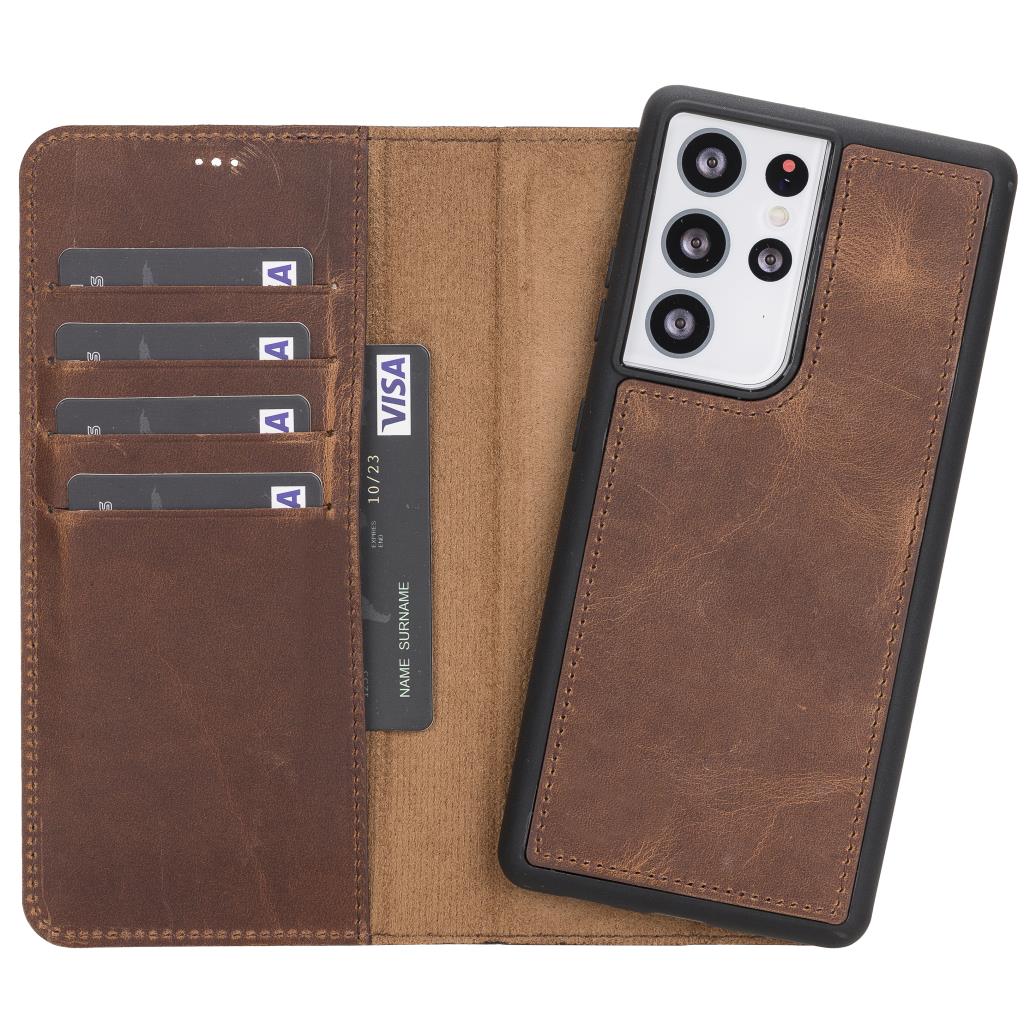 Samsung Galaxy S21 Leather Wallet Case