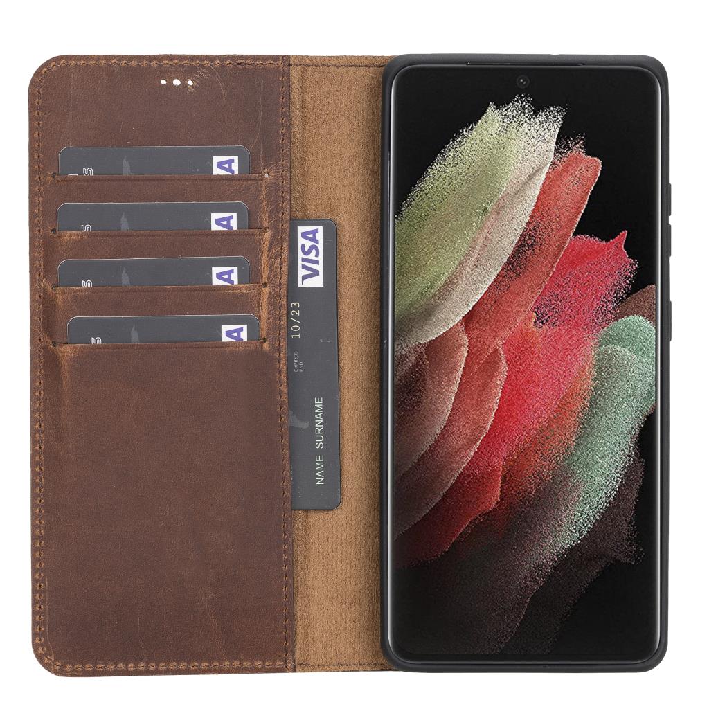 Samsung Galaxy S21 Leather Wallet Case