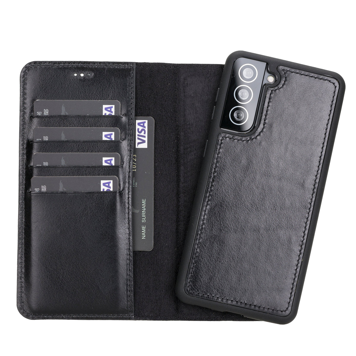 Samsung Galaxy S21 Leather Wallet Case