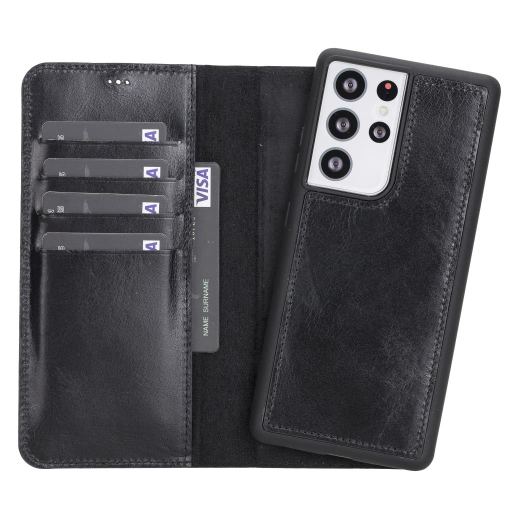 Samsung Galaxy S21 Leather Wallet Case