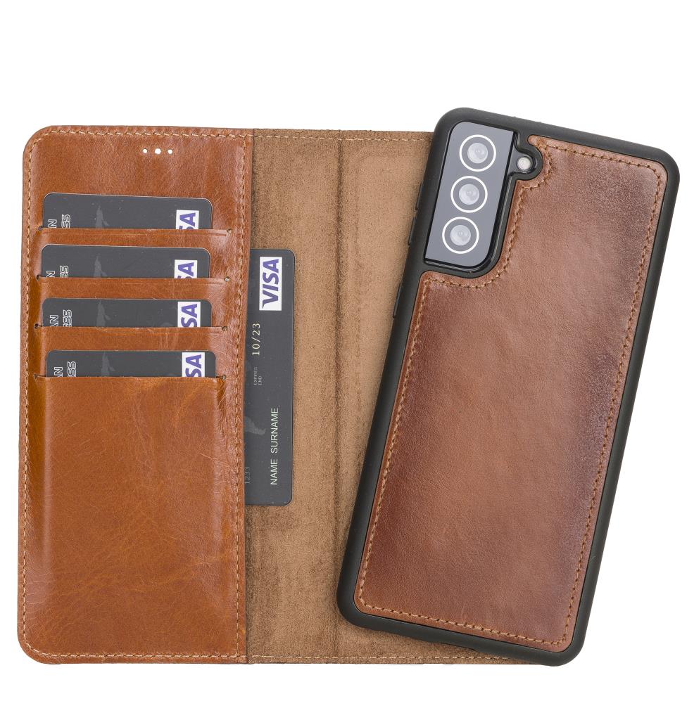 Samsung Galaxy S21 Leather Wallet Case