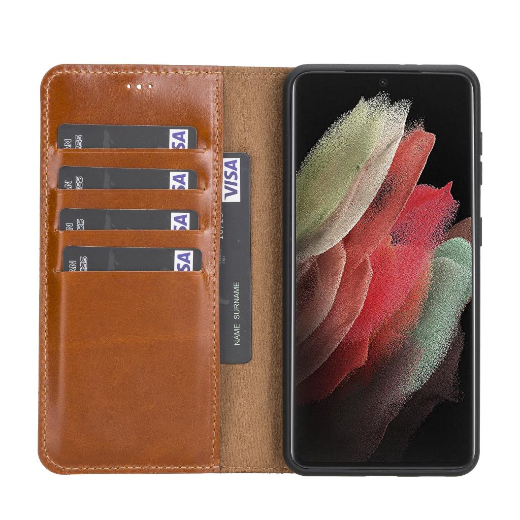 Samsung Galaxy S21 Leather Wallet Case