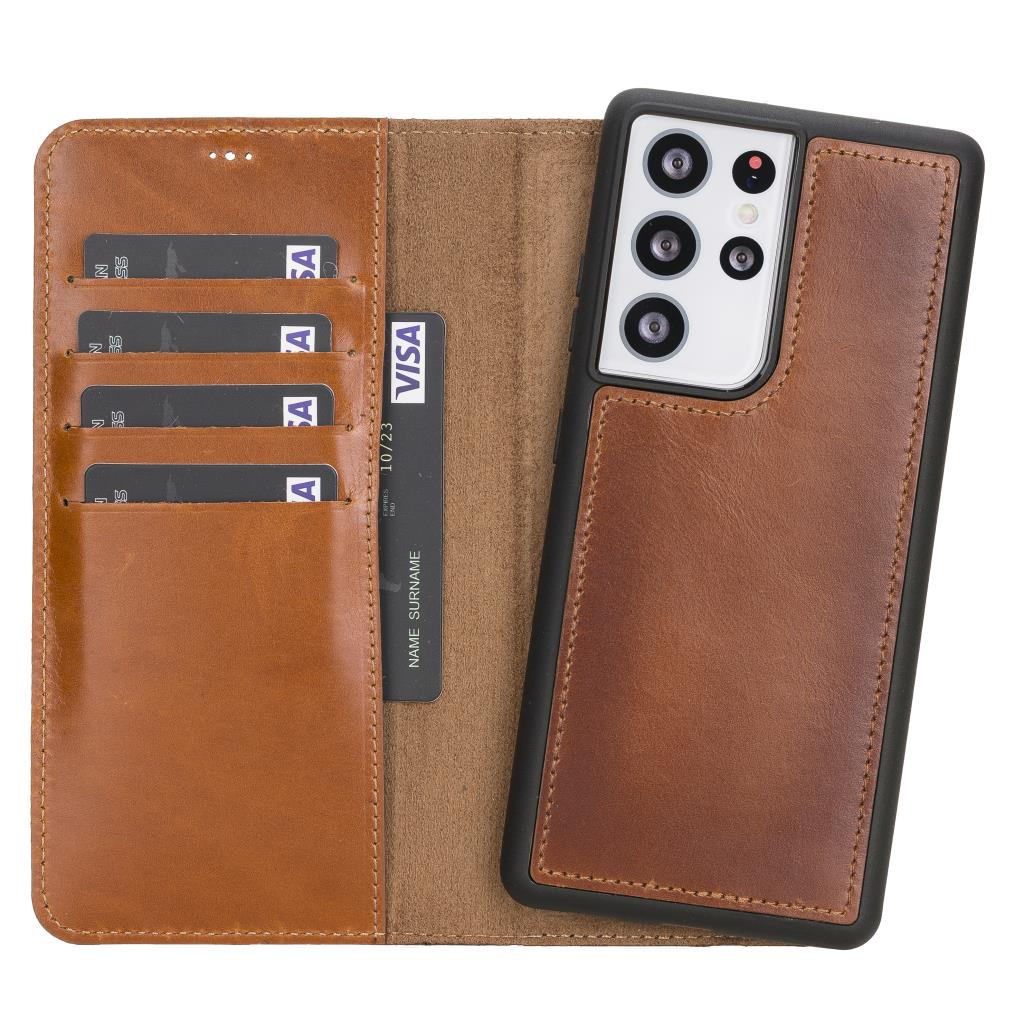 Samsung Galaxy S21 Leather Wallet Case