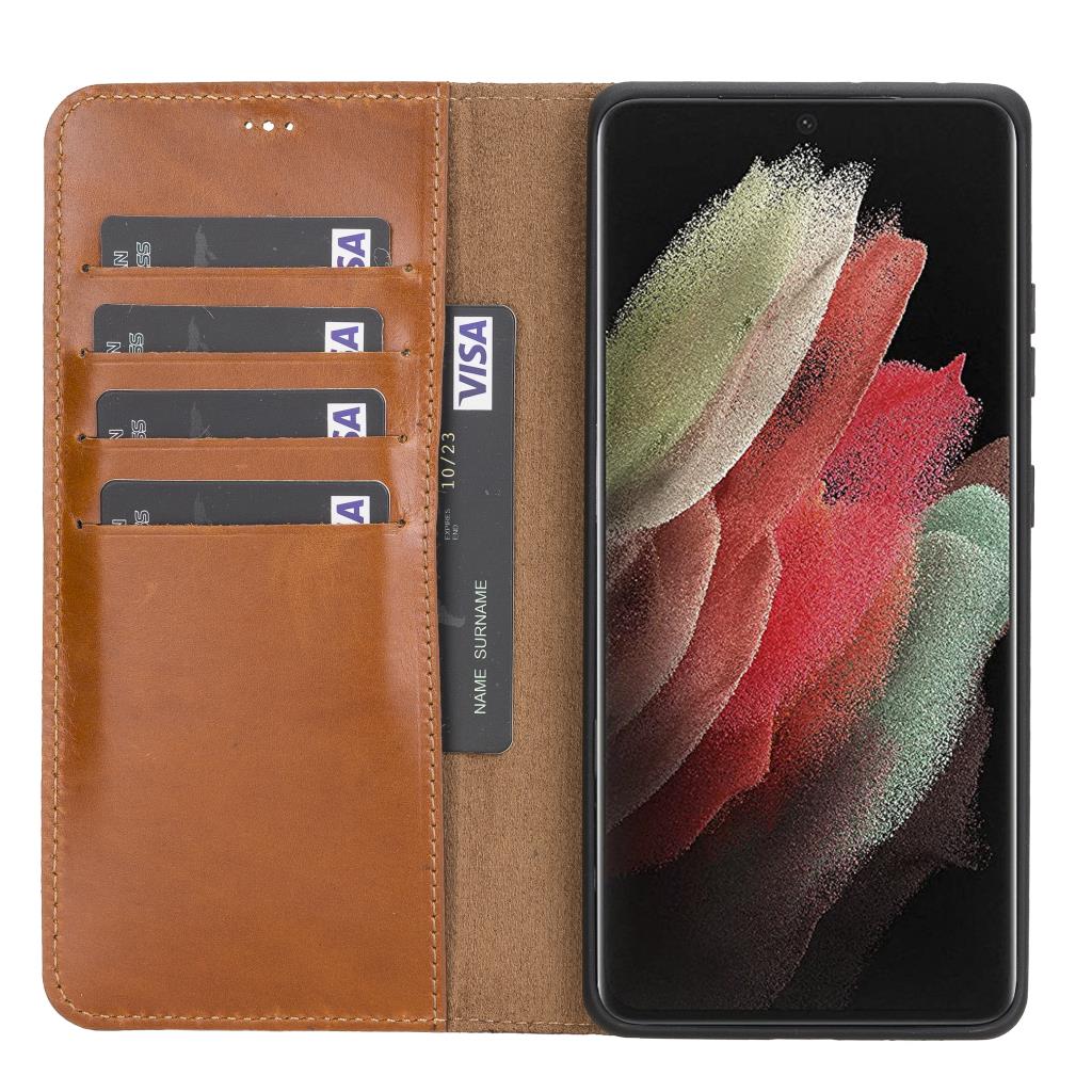 Samsung Galaxy S21 Leather Wallet Case