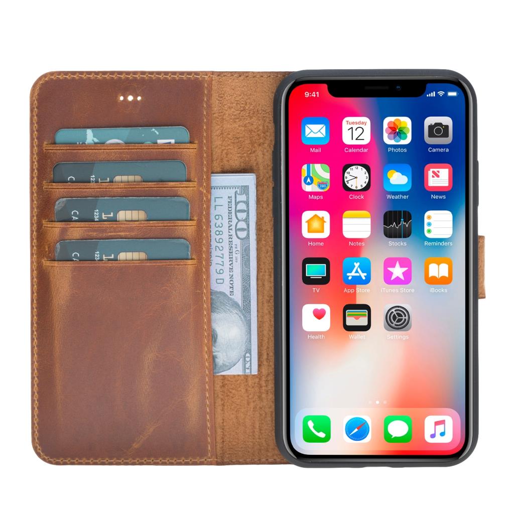 Apple iPhone XR Series Leather Wallet Case