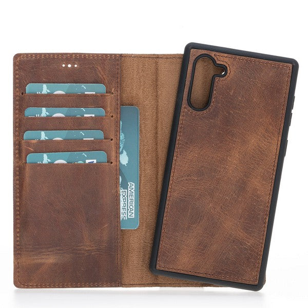 Samsung Galaxy Note 10 Leather Wallet Case