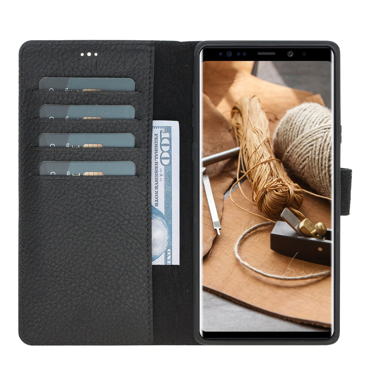 Samsung Galaxy Note 9 Leather Wallet Case