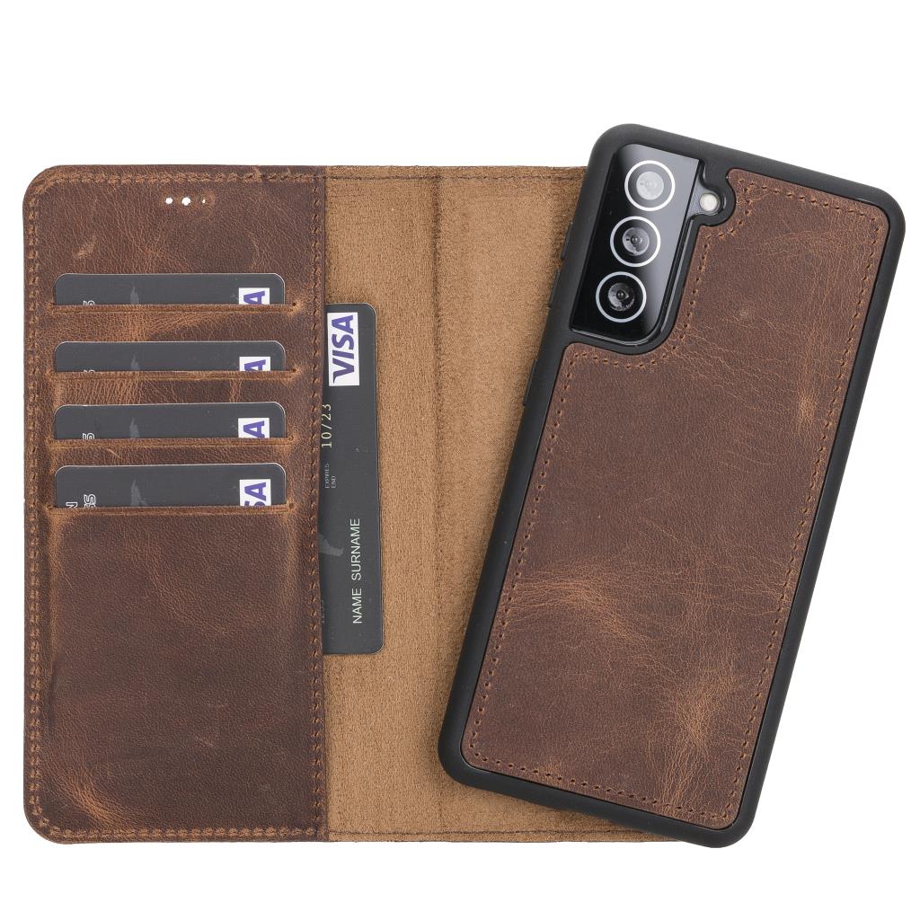 Samsung Galaxy S21 Leather Wallet Case